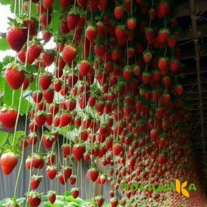 Клубника ампельная Анастасия купить по цене от 370р. в интернет-магазине «Посадика» с доставкой почтой в в Орлове и по всей России – [изображение №1].